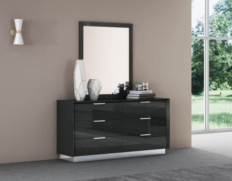 Grey lacquer dresser sales